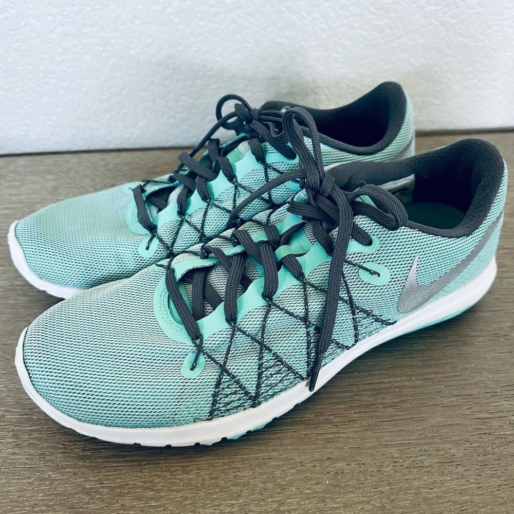 Nike Fury 2 Aqua Teal Athletic Running Shoes Sneakers 9